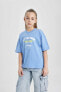 Фото #3 товара Kız Çocuk T-shirt B5129a8/be553 Blue