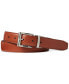 Фото #2 товара Men's Reversible Leather Dress Belt