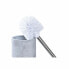 Щетка для унитаза DKD Home Decor Серый Серебристый Нержавеющая сталь Цемент Scandi 10 x 10 x 40 cm