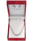 Фото #3 товара Macy's diamond Graduated Collar Tennis Necklace (5 ct. t.w.) in 14K White Gold
