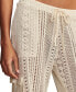 ფოტო #4 პროდუქტის Women's Cotton Crochet Cargo Pants