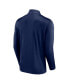 ფოტო #4 პროდუქტის Men's Navy New England Patriots Underdog Quarter-Zip Jacket