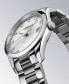ფოტო #2 პროდუქტის Women’s Swiss Conquest Classic Diamond Accent Stainless Steel Bracelet Watch 29.5mm
