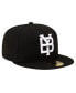 Фото #2 товара Men's Black Somerset Patriots Theme Night Yankees 59FIFTY Fitted Hat