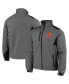 Фото #1 товара Men's Charcoal Cleveland Browns Circle Softshell Fleece Full-Zip Jacket