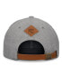 Фото #2 товара Men's Heather Gray New York Rangers Elements A-Frame Leather Strapback Hat