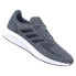 Фото #2 товара Мужские кроссовки спортивные для бега серые текстильные низкие  с белой подошвой Adidas Runfalcon