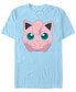 Men's Pokemon Jigglypuff Filled Face Short Sleeve T-shirt