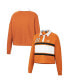 Фото #1 товара Блузка Colosseum "Я люблю свою работу" женская с длинным рукавом "Texas Longhorns" оранжевого цвета