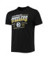 Фото #3 товара Men's Black Pittsburgh Steelers Throwback T-shirt
