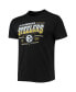 Men's Black Pittsburgh Steelers Throwback T-shirt Черный, S - фото #3