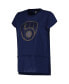 ფოტო #2 პროდუქტის Women's Navy Milwaukee Brewers Cheer Fashion T-shirt