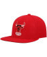 ფოტო #2 პროდუქტის Men's Red Chicago Bulls Hardwood Classics Team Ground 2.0 Snapback Hat