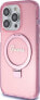 Фото #2 товара Guess Guess GUHMP15LHRSGSP iPhone 15 Pro 6.1" różowy/pink hardcase Ring Stand Script Glitter MagSafe