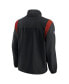 Men's Black Washington Commanders Sideline Woven Logo Full-Zip Jacket