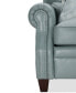 Фото #14 товара Marick 93" Leather Roll Arm Sofa, Created for Macy's