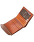ფოტო #3 პროდუქტის Women's Genuine Leather Snapper Wallet