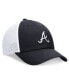 Фото #4 товара Men's Navy Atlanta Braves Evergreen Club Trucker Adjustable Hat