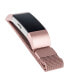 Фото #1 товара Ремешок для часов WITHit Стальная сетка Rose Gold-Tone совместимый с Fitbit Charge 2