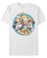 Фото #1 товара Men's Mickey Classic Original Buddies Short Sleeve T-shirt