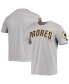Фото #1 товара Men's Gray San Diego Padres Team Logo T-shirt