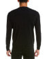 Raffi Vanise Yoke Crewneck Sweater Men's Black Xl