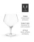 Фото #6 товара Raye Angled Gin & Tonic Crystal Glasses, Set of 2, 14 Oz