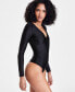 Фото #2 товара Women's Crossover Bodysuit, Created for Macy's