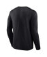 ფოტო #2 პროდუქტის Men's Black Oklahoma Sooners Distressed Arch Over Logo Long Sleeve T-shirt