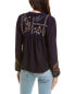 Johnny Was Mabel Blouse Women's Purple Xs