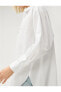 Фото #5 товара 3sak60011pw 000 Beyaz Kadın Pamuk Woven Tops Uzun Kollu Gömlek