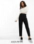 Фото #2 товара ASOS DESIGN Petite seamed waist trouser in black