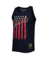 Фото #3 товара Men's Navy San Diego Padres Cooperstown Collection Stars and Stripes Tank Top