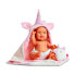 BERJUAN Baby Unicorn Andera With Toquilla And Stuffed 38 cm Doll