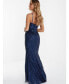 ფოტო #3 პროდუქტის Women's Sequin Strappy Evening Dress