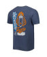 Men's Navy Jackson State Tigers Retro Comfort Color T-shirt