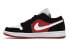 Фото #3 товара Кроссовки Nike Air Jordan 1 Low Black White Gym Red (Черно-белый)