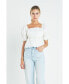 ფოტო #2 პროდუქტის Women's Scallop Top