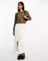 Фото #4 товара Stradivarius destroyed open knit jumper in taupe