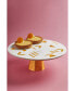 Фото #2 товара Olympia Marble Cake Stand - 12"