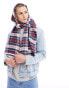 Tommy Hilfiger monotype check scarf in tartan