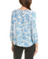 Фото #2 товара Nanette Nanette Lepore Printed Top Women's Blue Xl