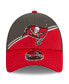 ფოტო #3 პროდუქტის Men's Pewter, Red Tampa Bay Buccaneers 2023 Sideline 9FORTY Adjustable Hat