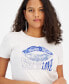 ფოტო #3 პროდუქტის Women's Lips Graphic Embellished T-Shirt