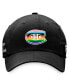 Фото #3 товара Men's Black Montreal Canadiens Team Logo Pride Adjustable Hat