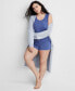 Фото #4 товара Women's 2-Pc. Tank Short Pajama Set, Created for Macy's