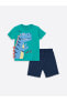 Фото #1 товара Костюм для малышей LC WAIKIKI Блуза с футболкой на длинный рукова и шорты в круглую талию