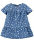 Фото #2 товара Baby Floral Chambray Dress 3M