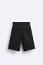 BELTED CARPENTER BERMUDA SHORTS WITH POCKET