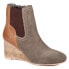 Фото #4 товара Diba True Drum Roll Snip Toe Wedge Booties Womens Brown Casual Boots 60060-269